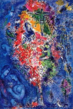 Árbol de Jesé contemporáneo de Marc Chagall Pinturas al óleo